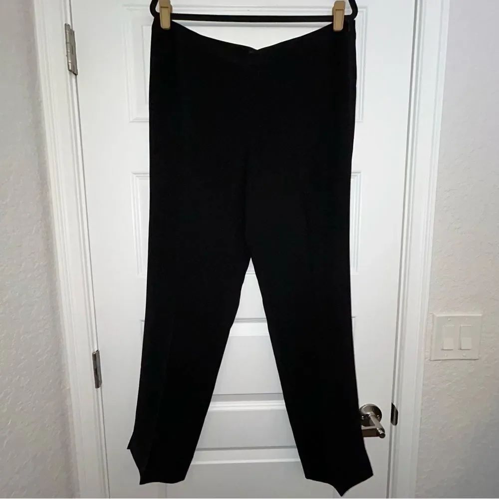 LaFayette 148 New York Bleecker Pull On Side Zipper Dress Slack Pants